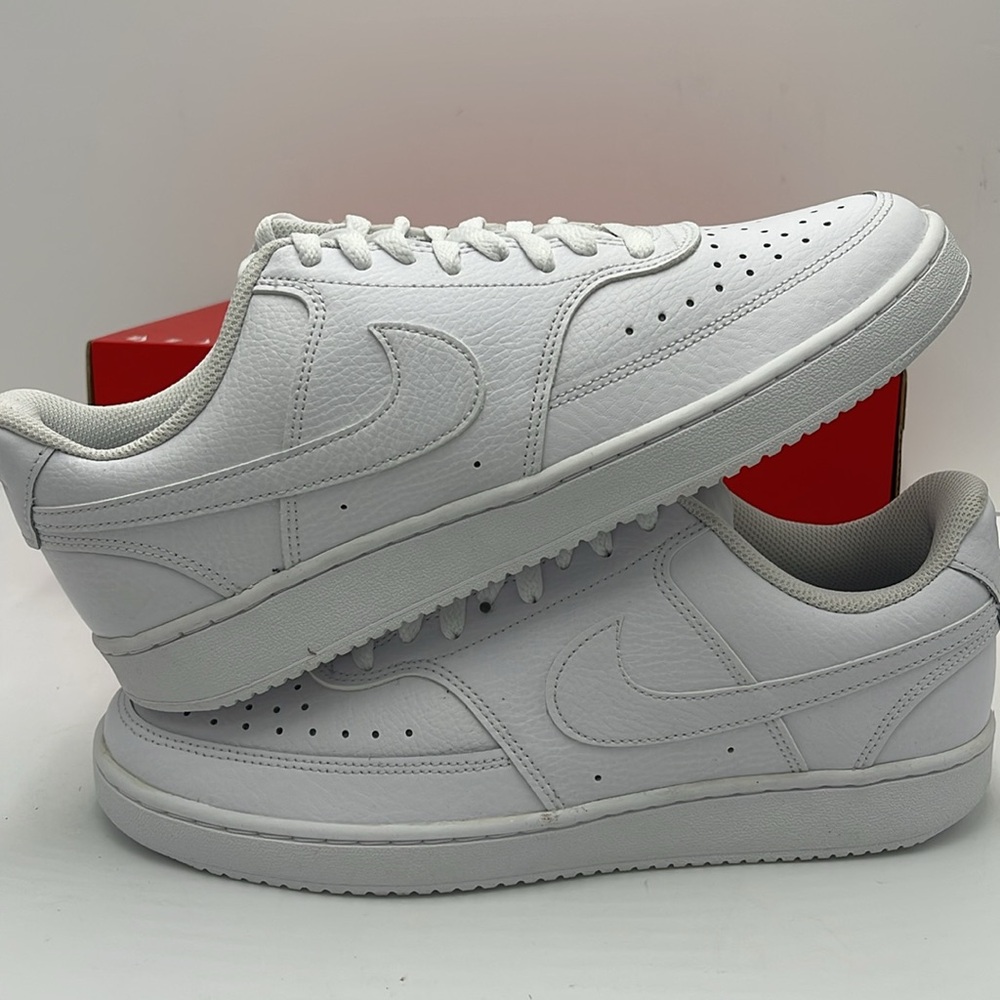 Nike Court Vision Low
Women's Shoes
White/White/White
Style CD5434-100 - Picture 11 of 16
